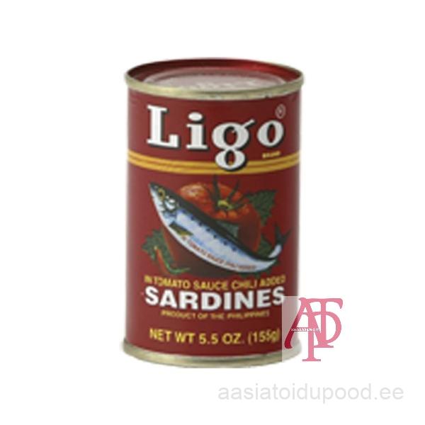 Ligo Sardines in Tomato Sauce (Spicy) 155g