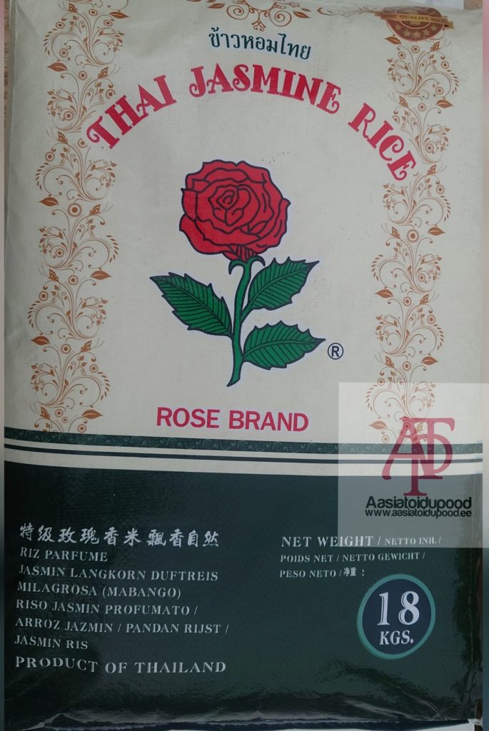 AROY-D AAA Thai Jasmine Rice 18kg – Aasiatoidupood