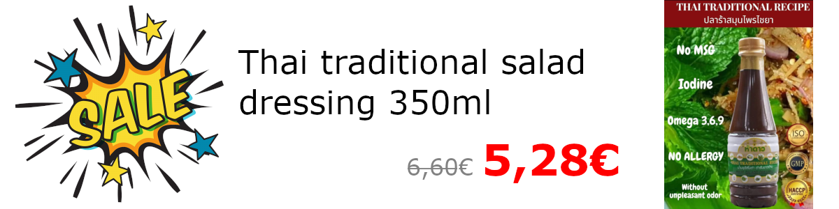Thai traditional Salad Dressing 350ml sale banner