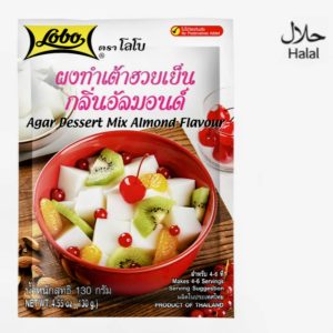 Agar Dessert Mix Almond Flavour Lobo 130G