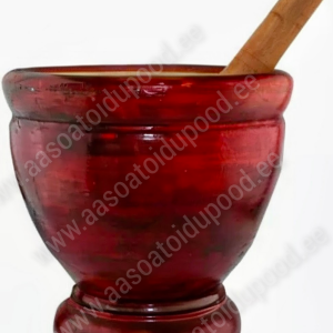NF Wooden Mortar & Pestle 30cm /12", 1 Set