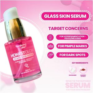 Honest Glow Glass Skin Serum 30 ML ( pink )