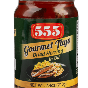555 Gourmet Tuyo Dried Herring in Oil 210g