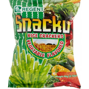REGENT SNACKU CRACKER VEG. FLV. 60G